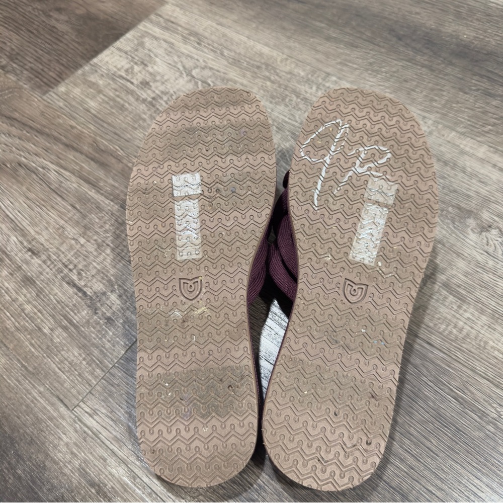 Rothy's Braided Slide Sandals in Plum - Picture 5 of 5